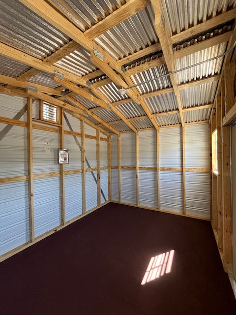 Thumbnail: 14 x 10 Metal Storage Garden Shed w/ Electric #26901