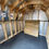 Thumbnail: 8 x 10 Wood Barn-style Shed w Ramps, Double Doors and Radiant Barrier 14453