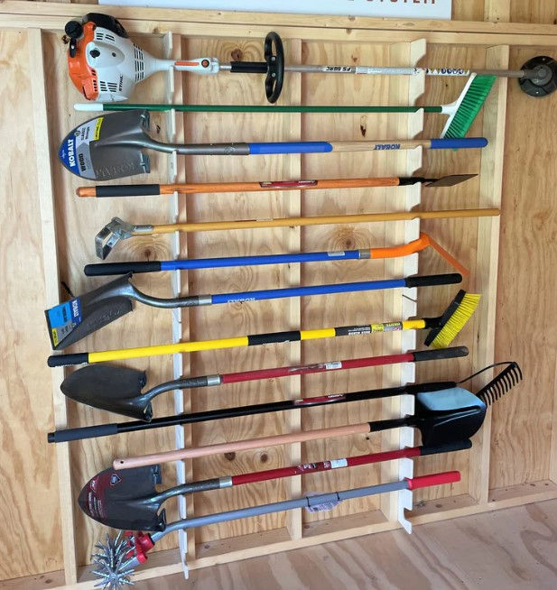 Thumbnail: Hang this Up Shed Organizing System