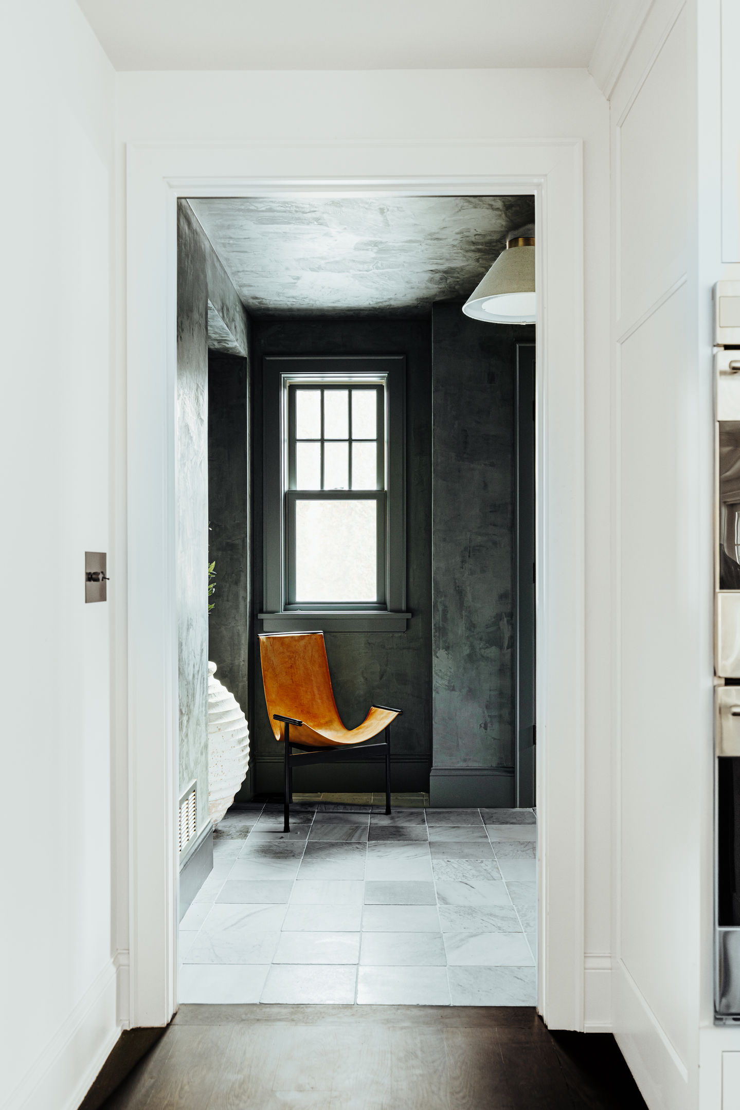 Edina interior remodel with interior design and plaster walls