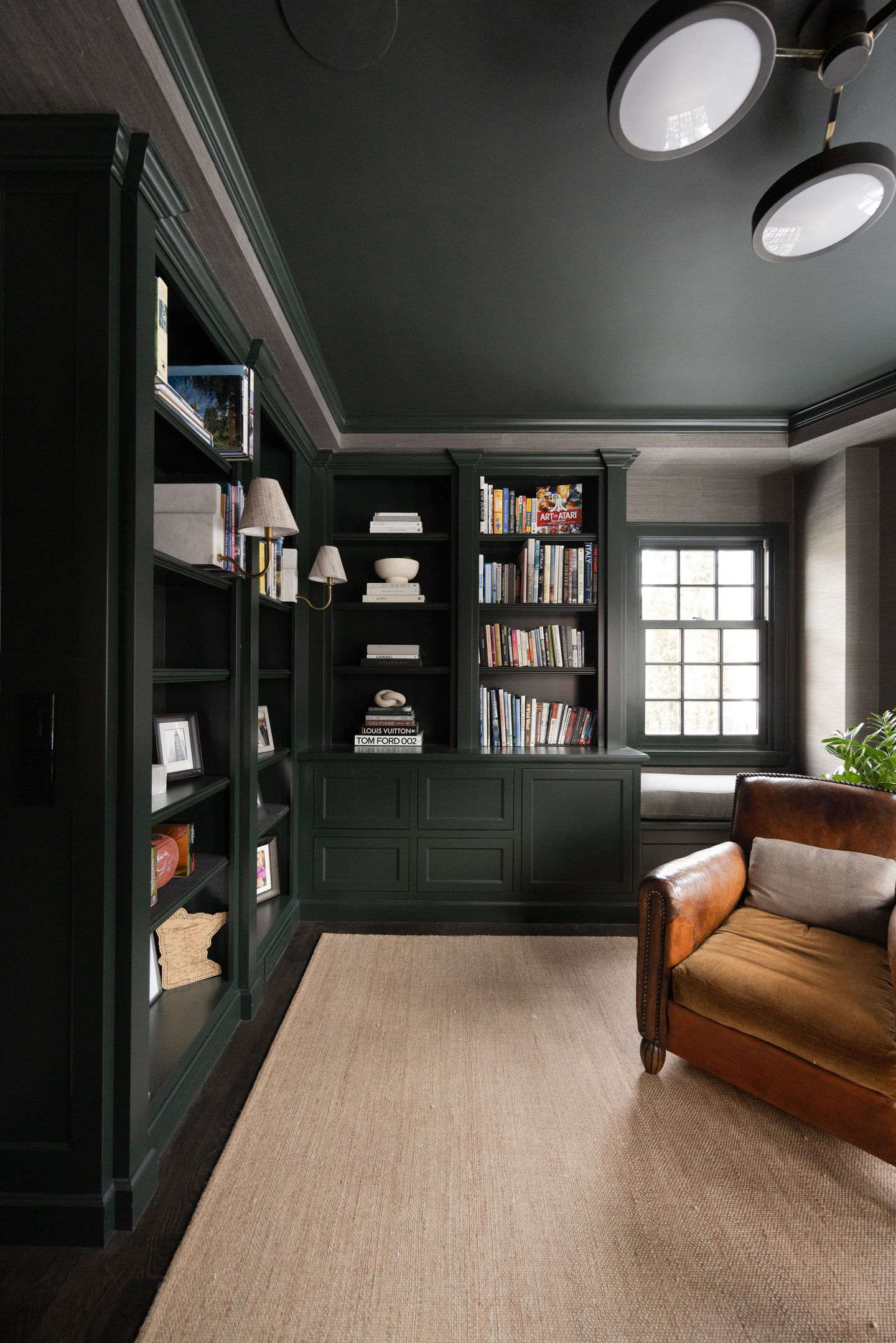 Edina home with painted home office
