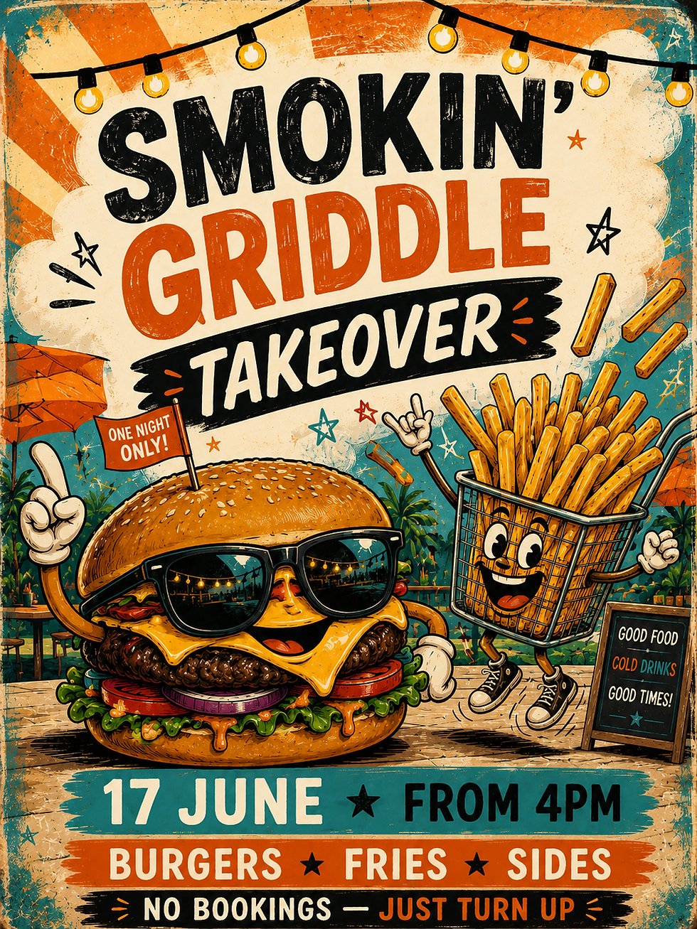 Smokin' Griddle Pop-Up Night — Wednesday 17th June