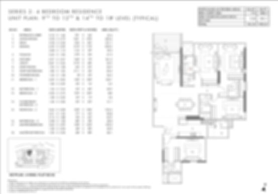 Rustomjee Crescent Pali Hill Bandra Mumbai Floor Plan and Layouts