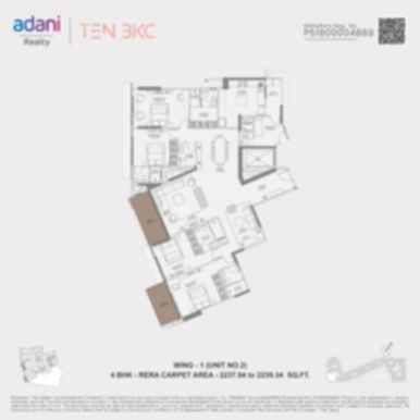 Adani Ten BKC Layouts, Bandra