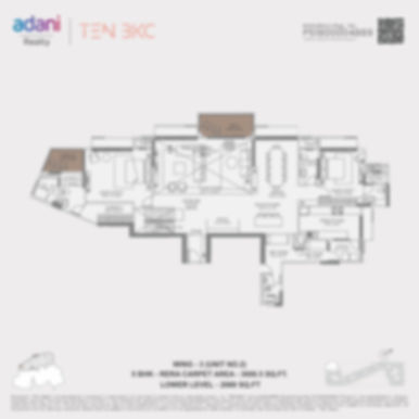 Adani Ten BKC Layouts, Bandra