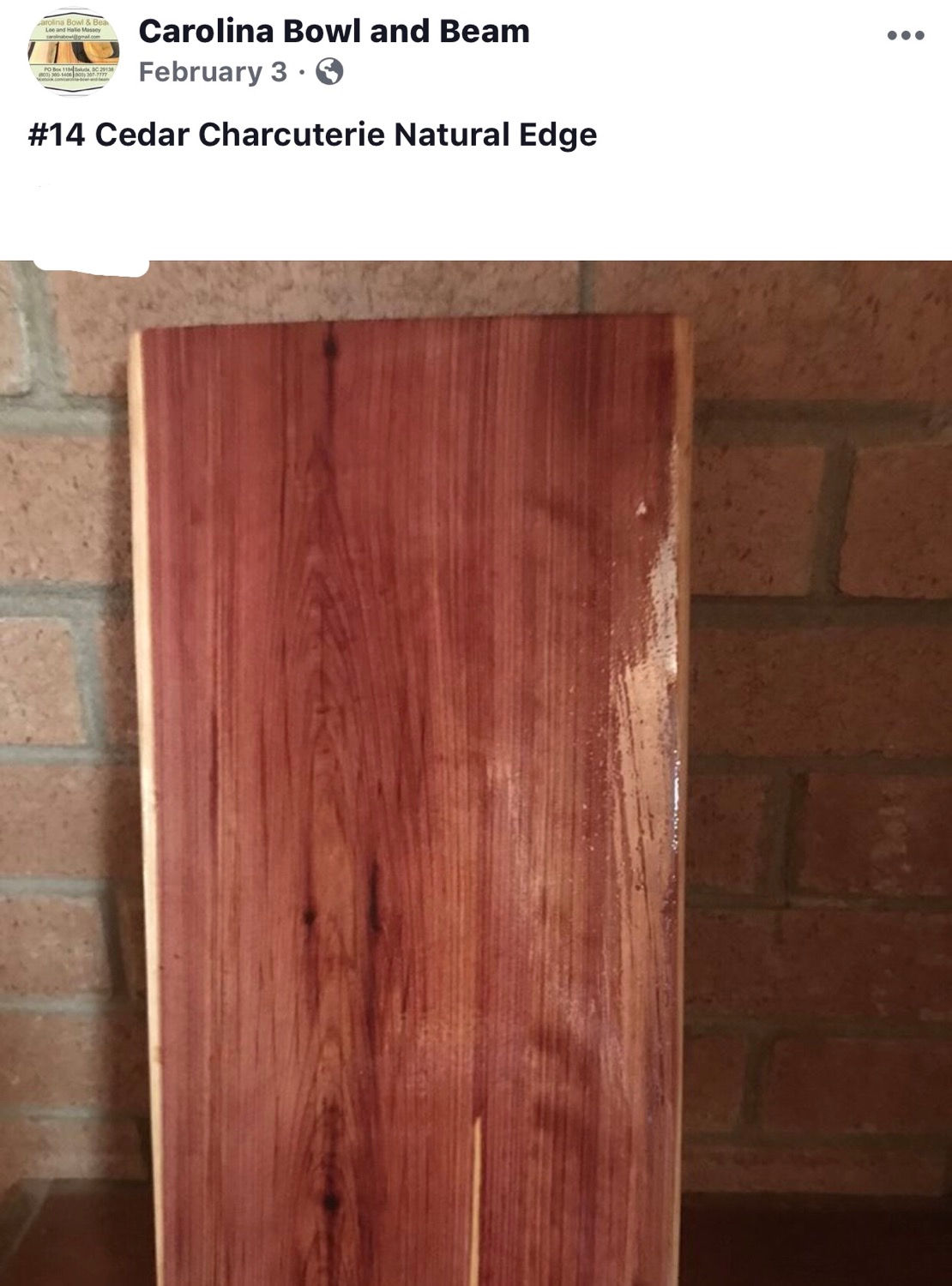 #14 Cedar Charcuterie Board