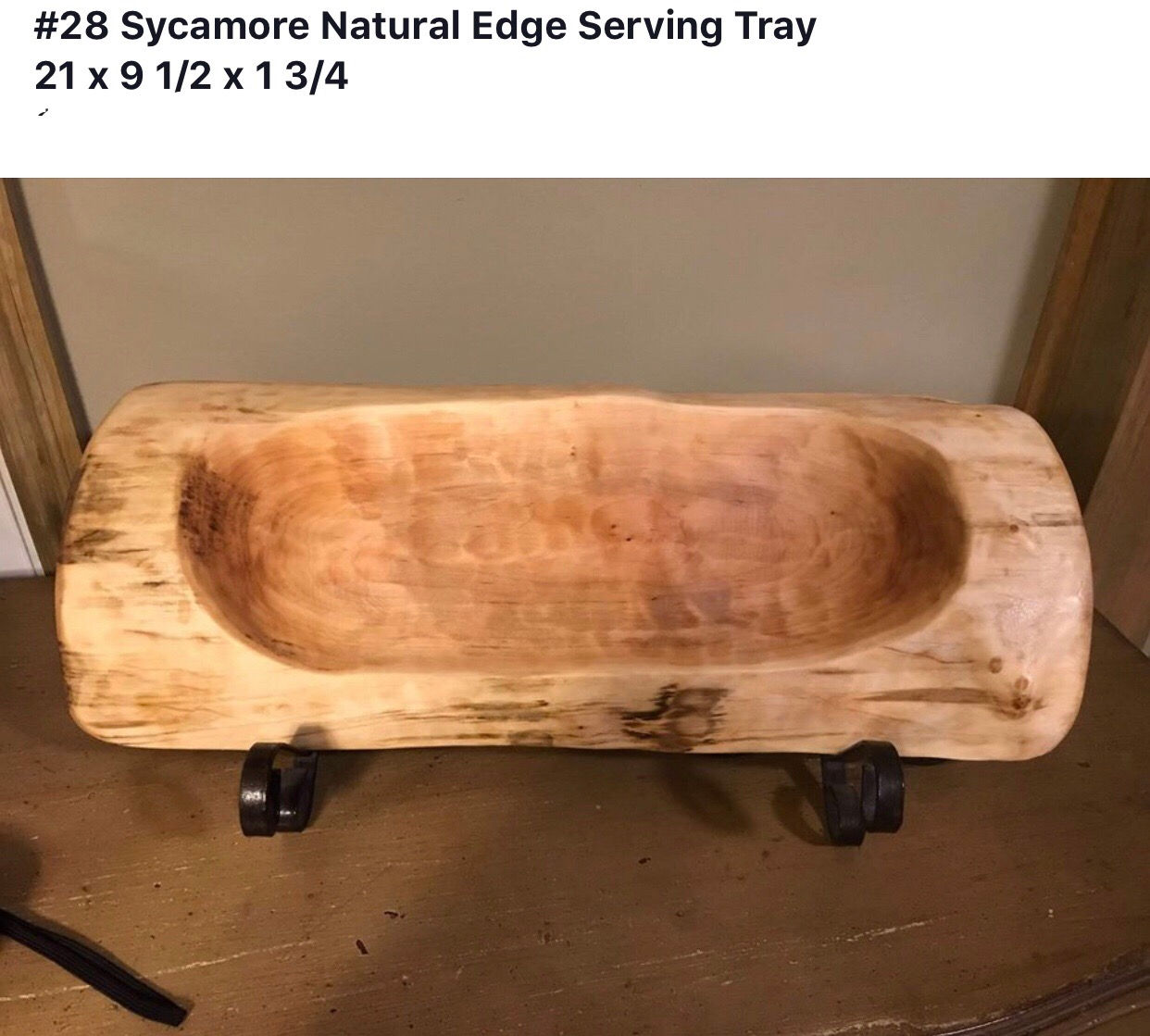 #28 Sycamore Dough Bowl 
