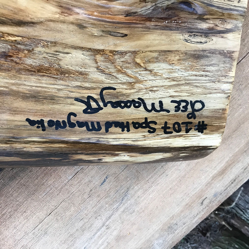 Thumbnail: #107 Spalted Live Edge Magnolia Tray