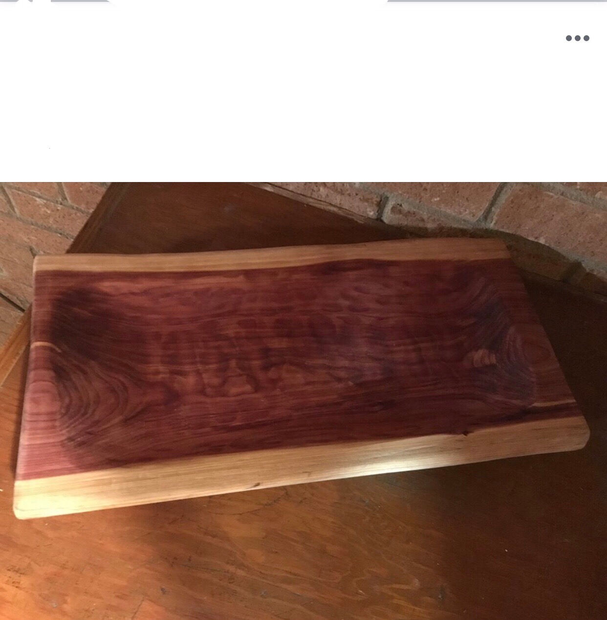 #5 Natural Edge Cedar Tray