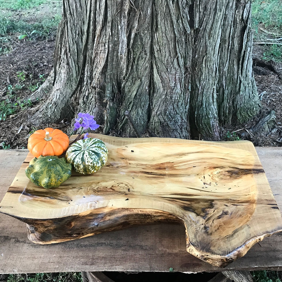 Thumbnail: #110 Live Edge Spalted Magnolia Tray