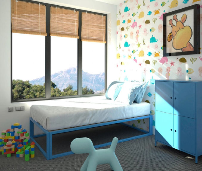 Base de cama moderna 