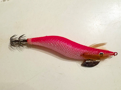 Rui Pink Lady Size 4.0 Glow Egi Lure RUI Pink Lady Size 4.0 - Glow In The Dark EGI Lure For Saltwater Fishing Squid Jig - Foto 6