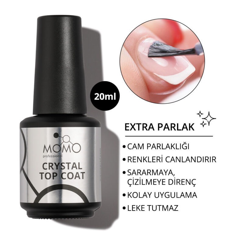 Küçük resim: Kalıcı Oje İçin Crystal Top Coat, Nano Fırçalı, 20 ml