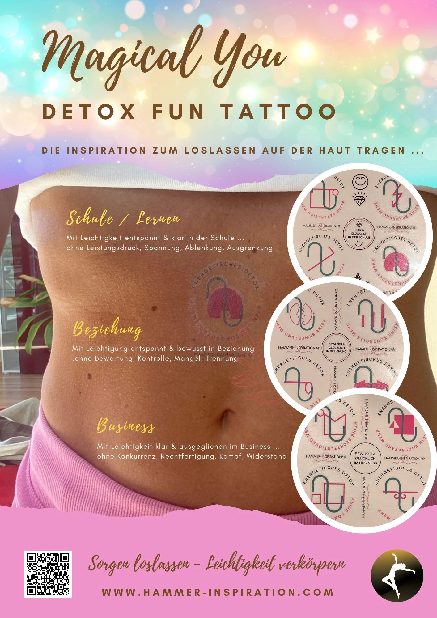 4 Detox Tattoos mit energetischer Wirkung für Schule, Business, Beziehungen