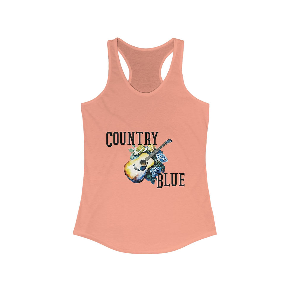 Thumbnail: Women's Racerback Tank - Country Blue