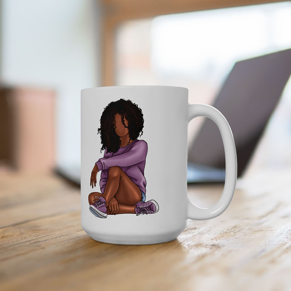 Thumbnail: Mug 3 - 'I am more than enough' Inspirational Ceramic Mug