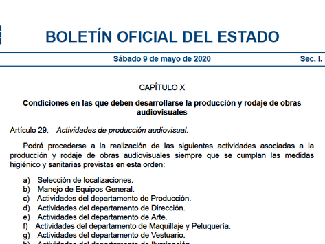Un BOE para rodar...