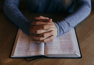 Praying Over Bible