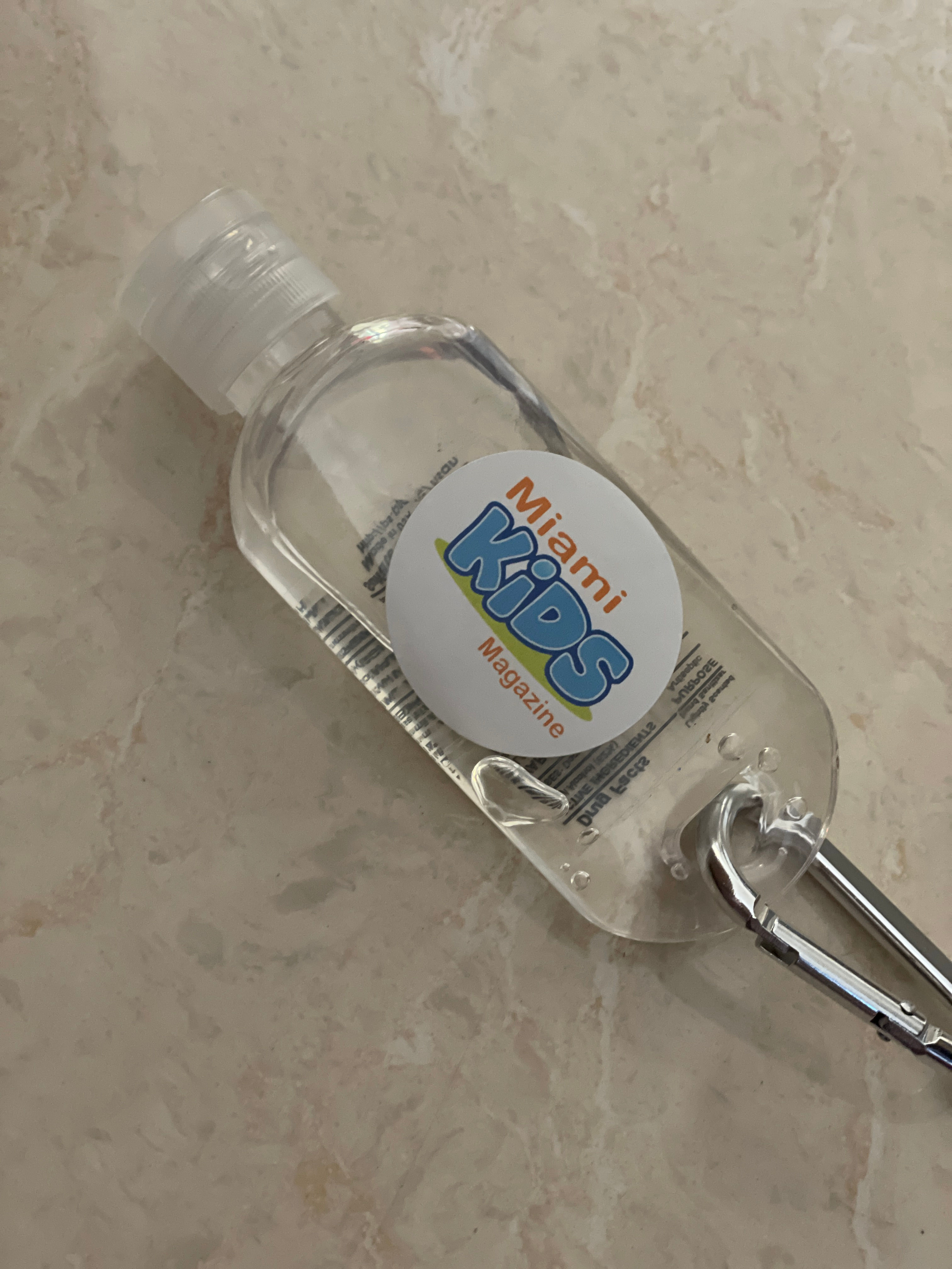 Miami Kids Magazine Clip Hand Sanitizer