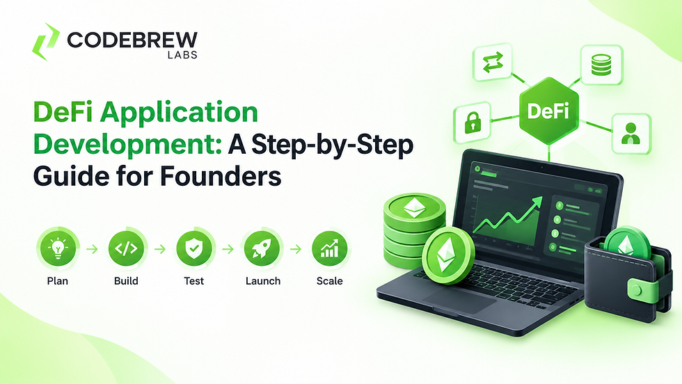 DeFi Application Development: A Step-by-Step Guide for Founders