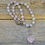 Thumbnail: Rose Quart Heart Necklace.