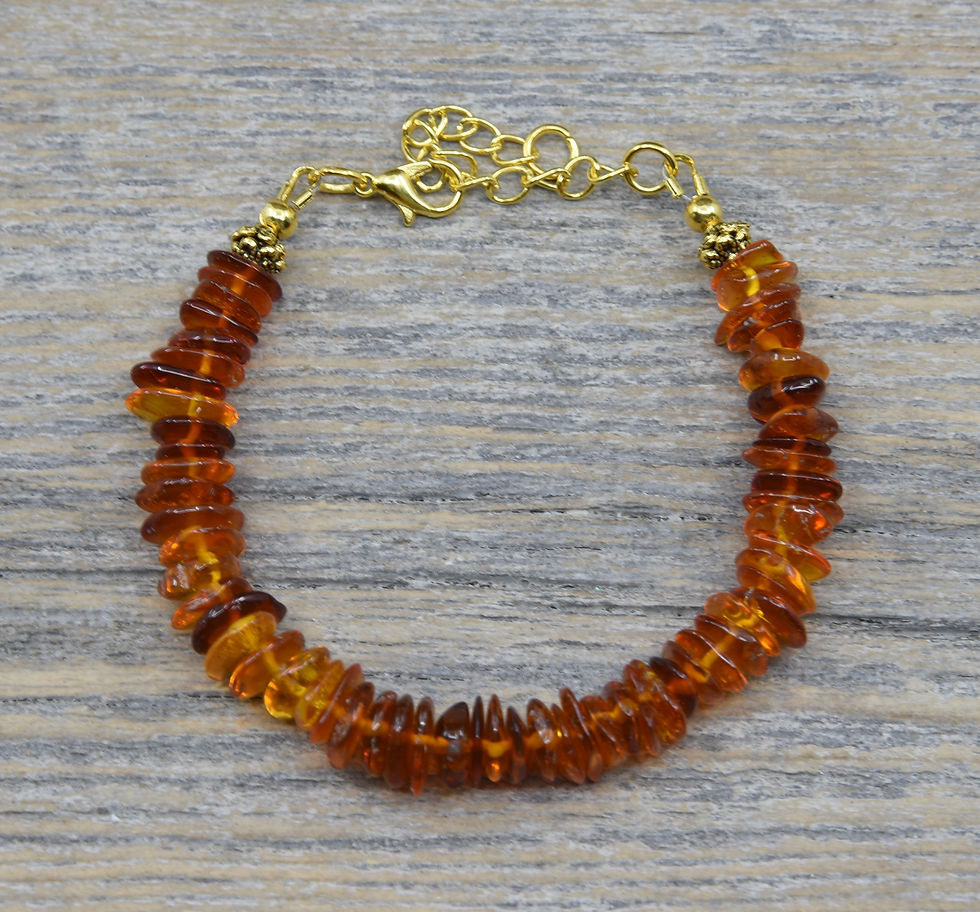 Honey Amber Bracelet.