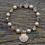 Thumbnail: Pink Scallop Shell Bracelet.