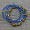 Thumbnail: Blue Stacking Bracelets.  Three Bracelet Set.