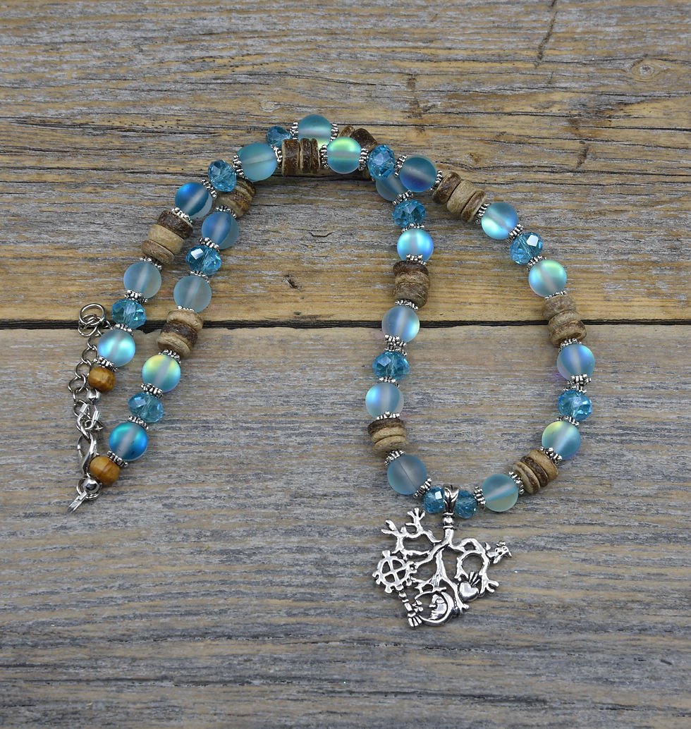 Thumbnail: Beach Inspired Cimaruta.  Strega del mare.  Sea Witch.