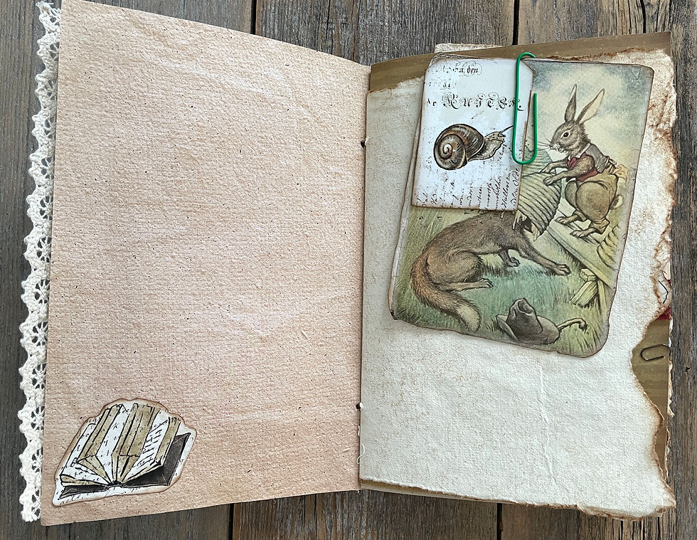 Thumbnail: "Forest Friends". Junk Journal.