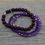 Thumbnail: Purple Stacking Bracelets.  Three Bracelet Set.