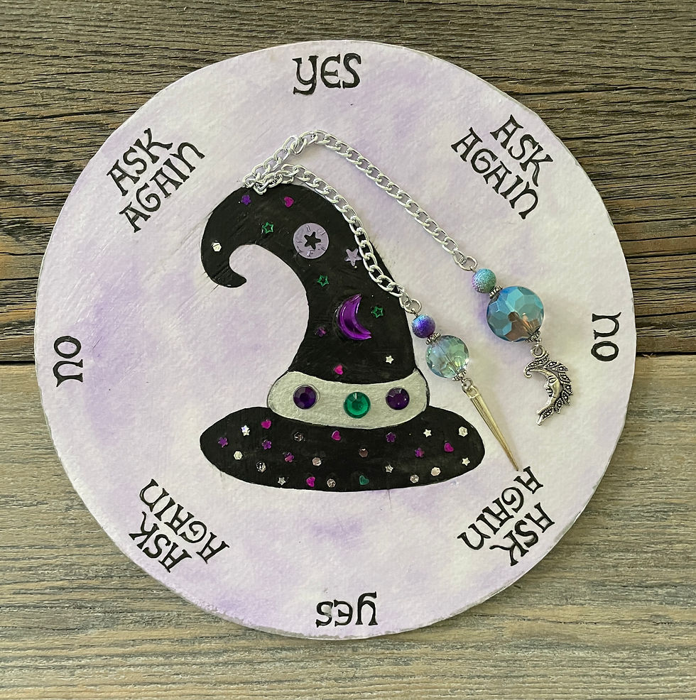 Thumbnail: Witch's Hat, Purple Moon ScryingPendulum Board.