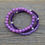 Thumbnail: Purple Stacking Bracelets.  Three Bracelet Set.
