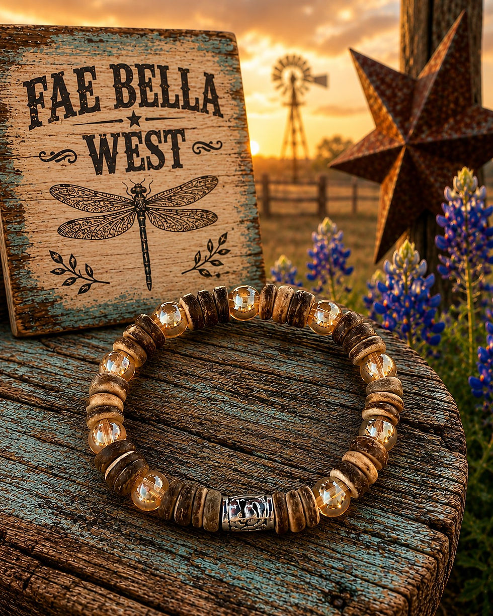Thumbnail: Fae Bella West  Desert Dawn Stretch Bracelet