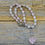 Thumbnail: Rose Quart Heart Necklace.