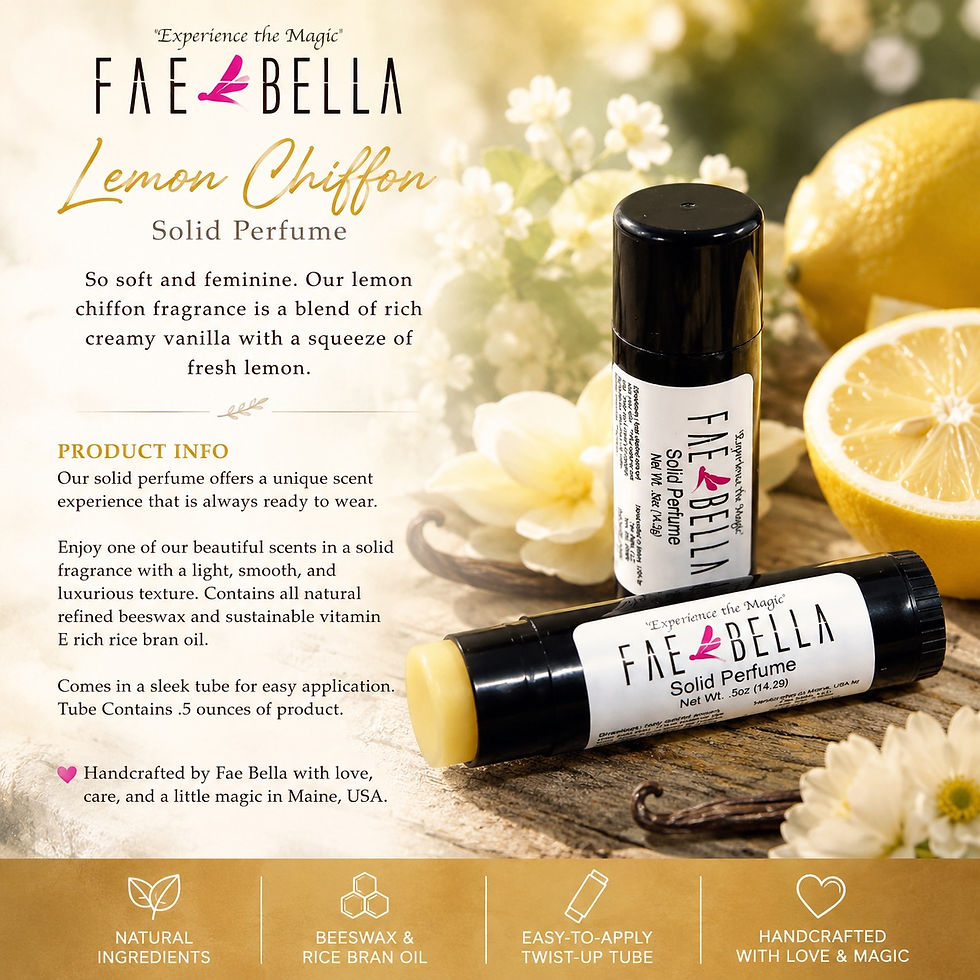 Thumbnail: Fae Bella Lemon Chiffon Solid Perfume