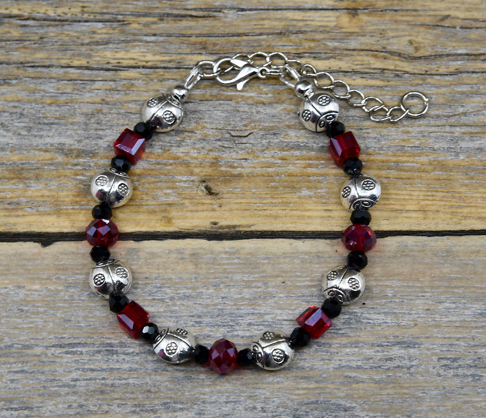 Lady Bug Bracelet.