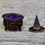 Thumbnail: Witch's Hat and Cauldron Lapel Pin Set.