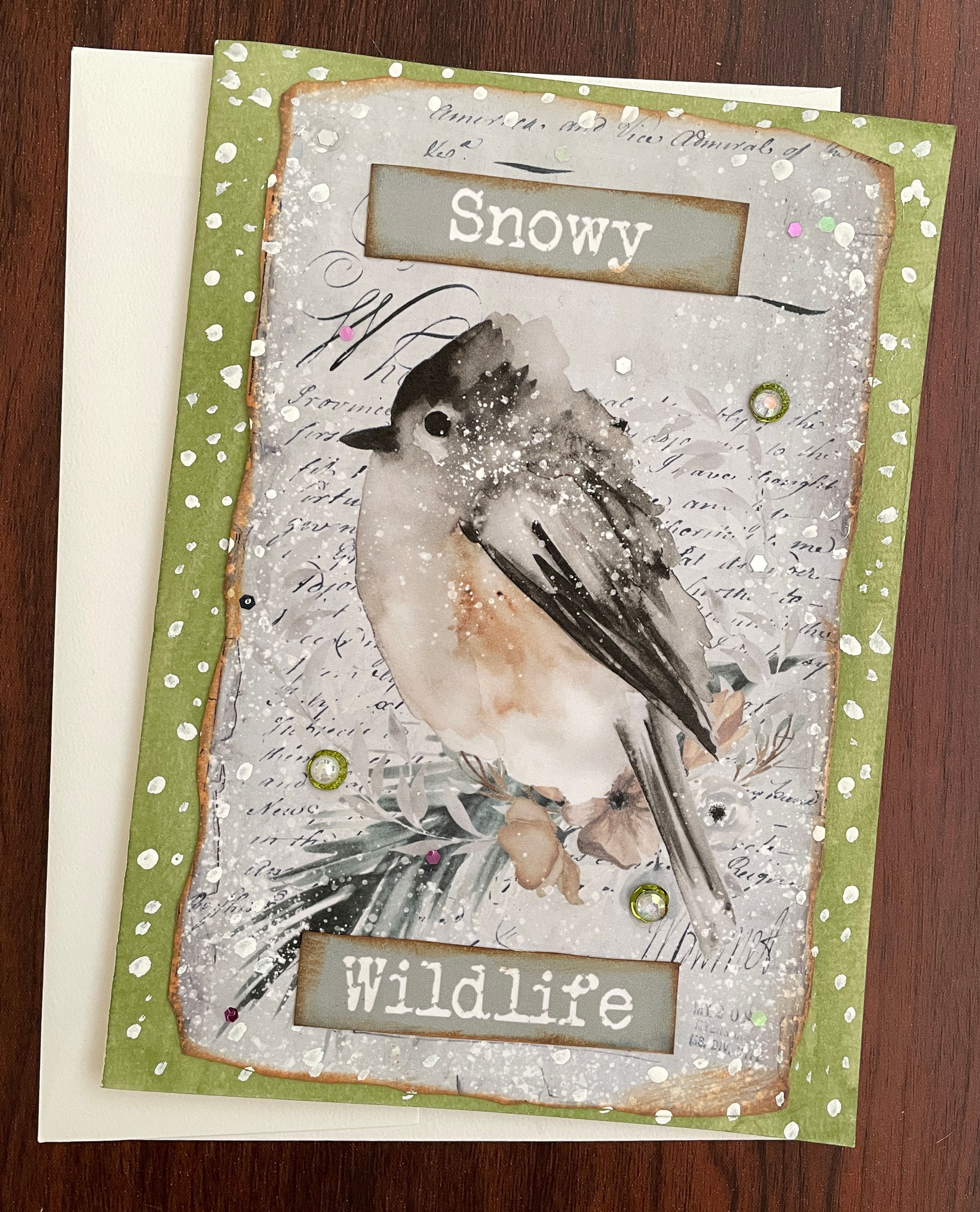 "Snowy Wildlife" Greeting Card