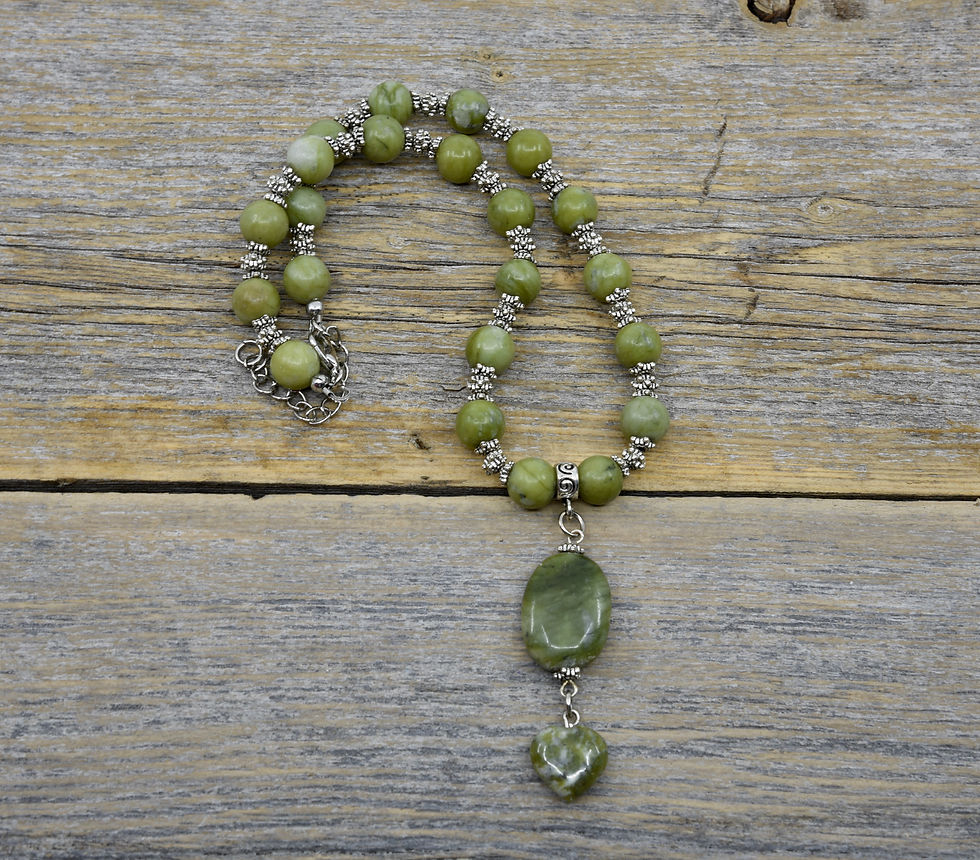 Thumbnail: Connemara Heart Pendant Necklace.
