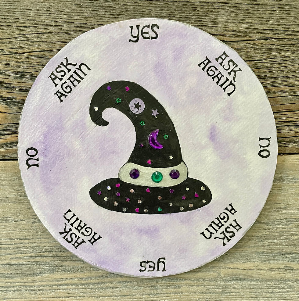 Thumbnail: Witch's Hat, Purple Moon ScryingPendulum Board.