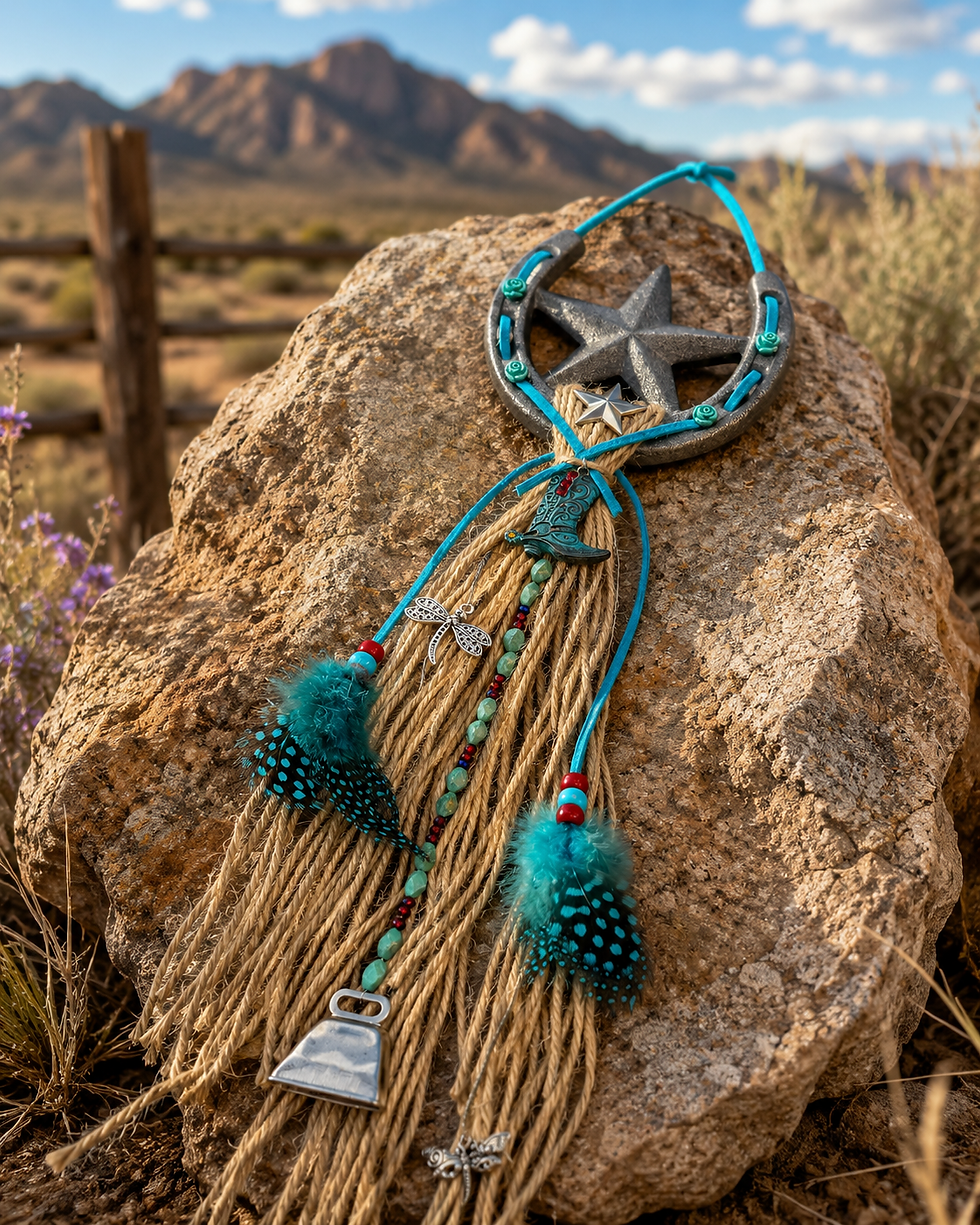 Thumbnail: Texas Star Horseshoe Wall Decor Fae Bella West