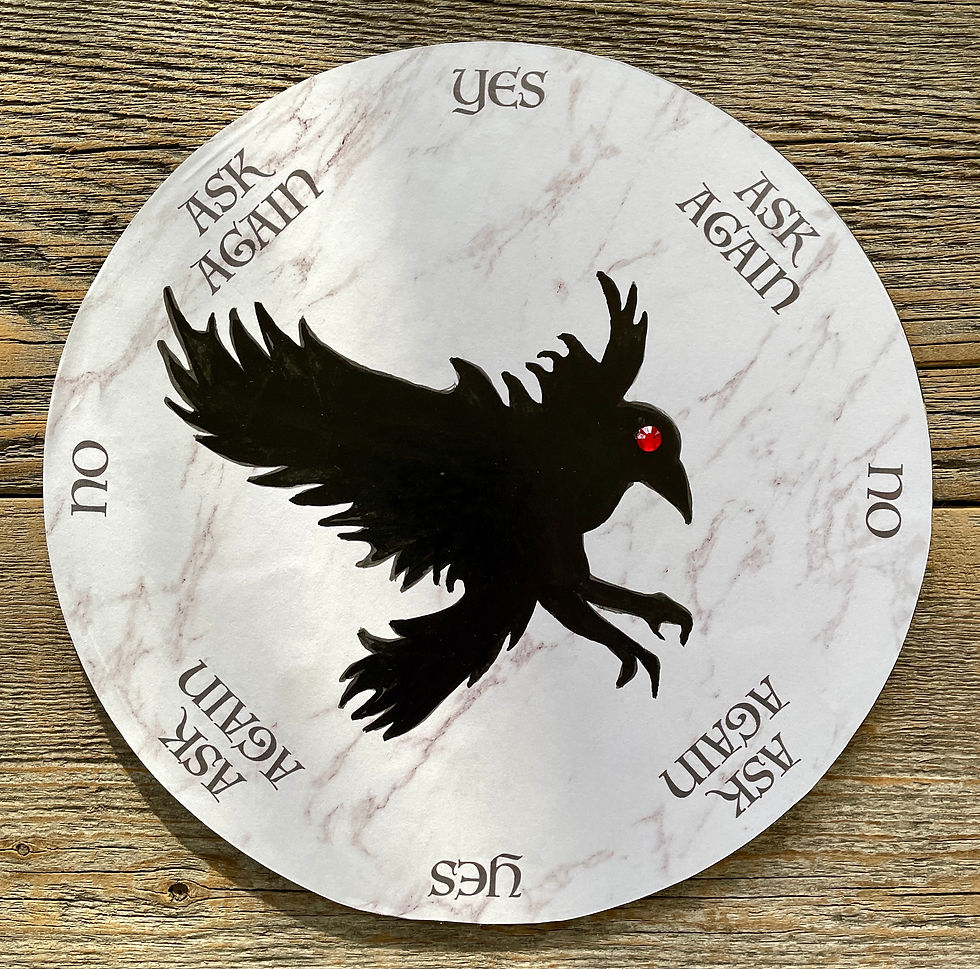Thumbnail: Crow Scrying Pendulum Board.