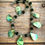 Thumbnail: Green Aurora Sea Shell Necklace.