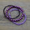 Thumbnail: Purple Stacking Bracelets.  Three Bracelet Set.
