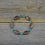Thumbnail: Copper and Aqua  Bead Bracelet.