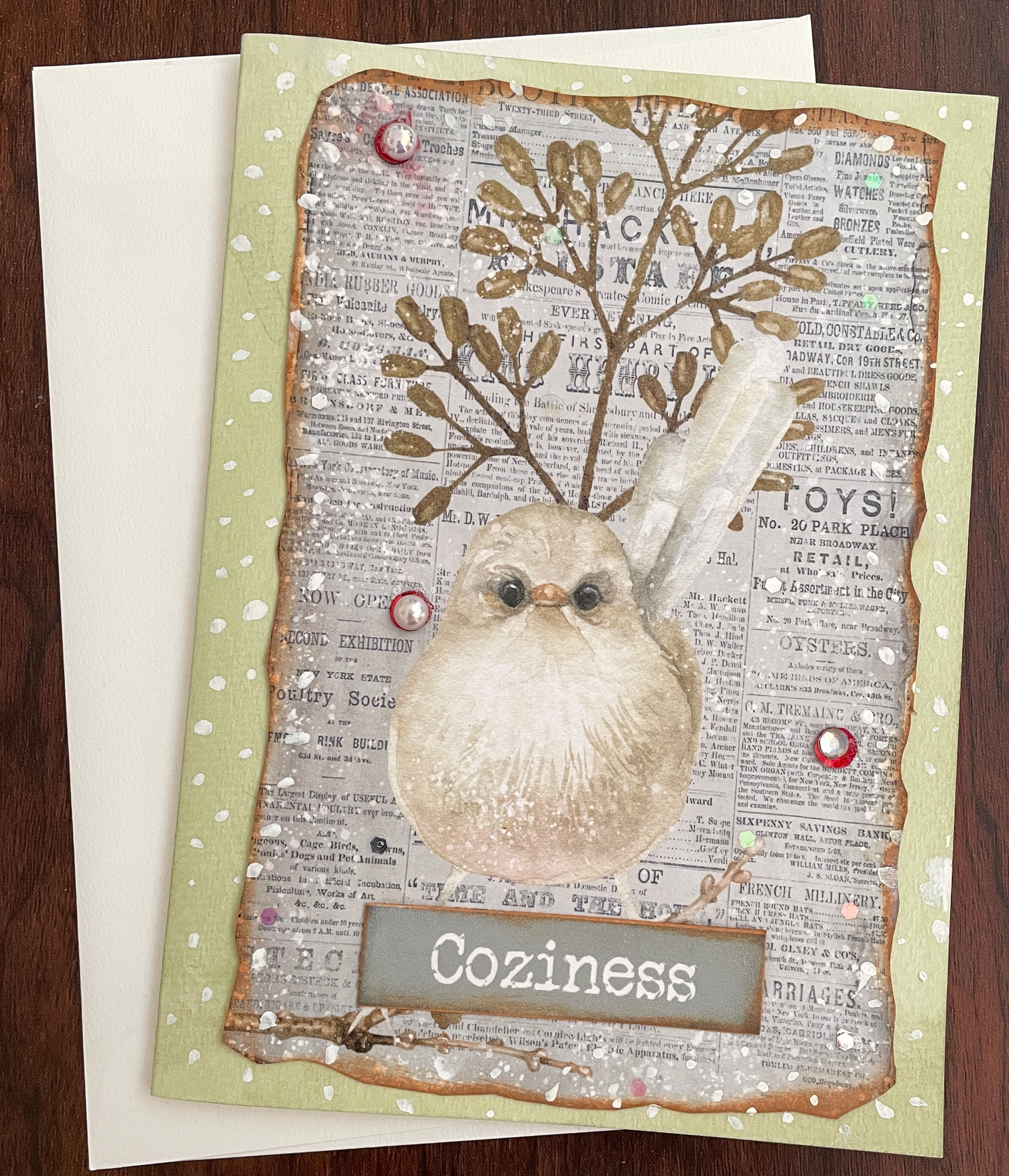 "Coziness" Greeting Card.