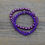 Thumbnail: Purple Stacking Bracelets.  Three Bracelet Set.