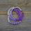 Thumbnail: Lilac to White Ombre Bracelets.  Set of three Bracelets.