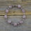 Thumbnail: Rose Quartz Nugget Bracelet with Pink Crystals.